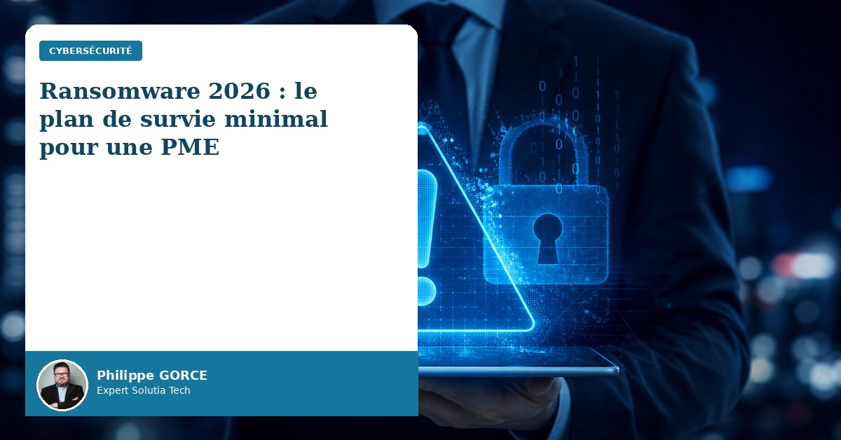 Sécurité by design : protéger une application métier dès le départ